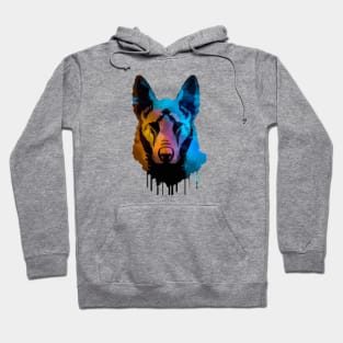 Dutch Shepherd Herder Dog Artwork Hoodie